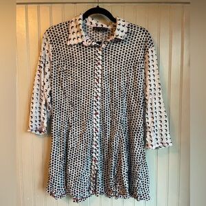 Carine Women’s snap blouse XL